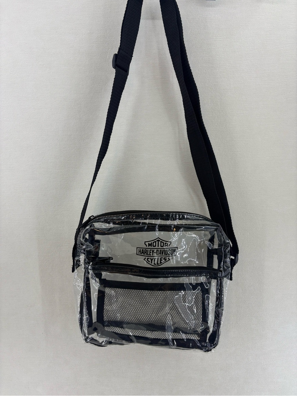 Harley-Davidson Clear Messenger Bag with Black Trim